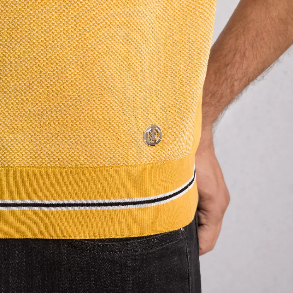 Discount Zip Polo Shirt Mens Knitwear