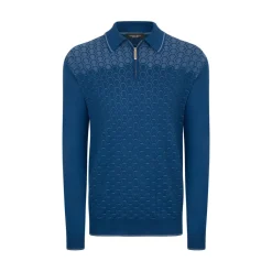 Clearance Zip Polo Shirt Mens Last Sizes
