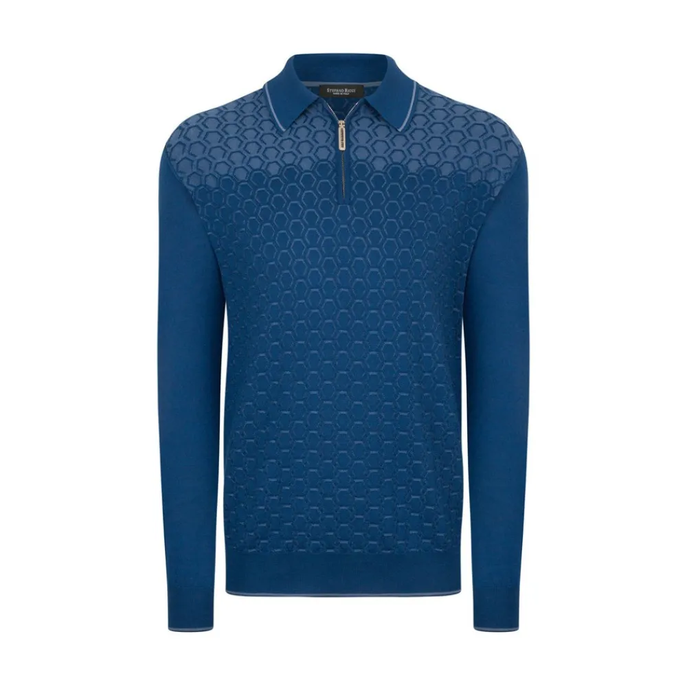 Clearance Zip Polo Shirt Mens Last Sizes