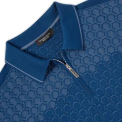 Clearance Zip Polo Shirt Mens Last Sizes