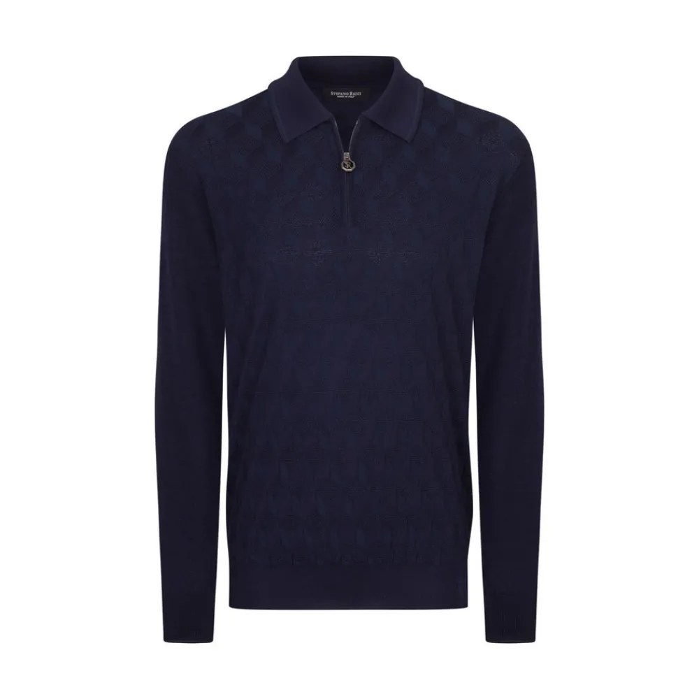Best Zip Polo Shirt Mens Knitwear