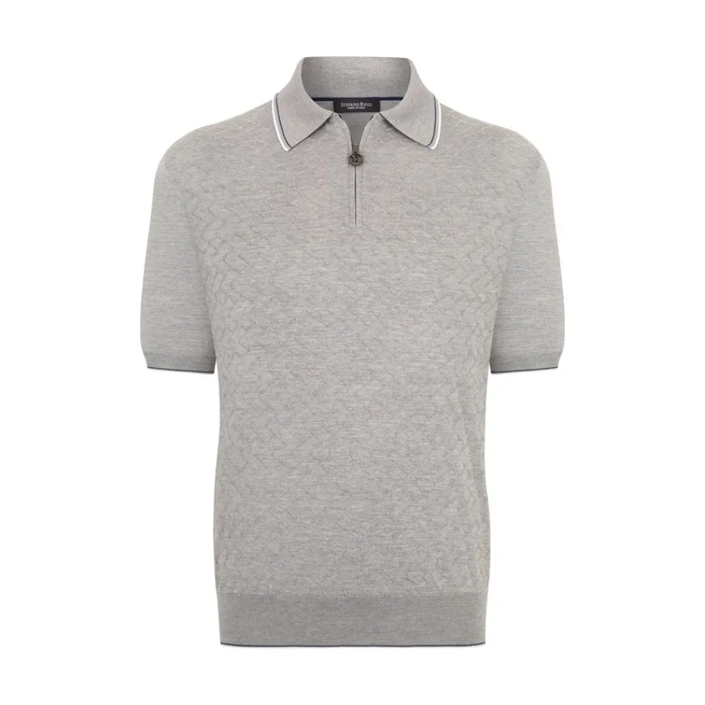 Discount Zip Polo Shirt Mens Last Sizes