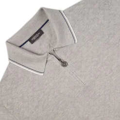 Discount Zip Polo Shirt Mens Last Sizes