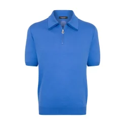 Hot Zip Polo Shirt Mens Last Sizes