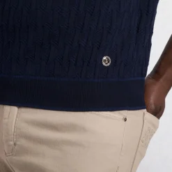Shop Zip Polo Shirt Mens Knitwear