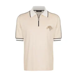 Outlet Zip Polo Shirt Mens Knitwear