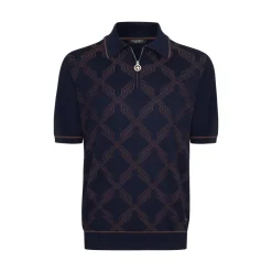 Best Sale Zip Polo Shirt Mens Knitwear