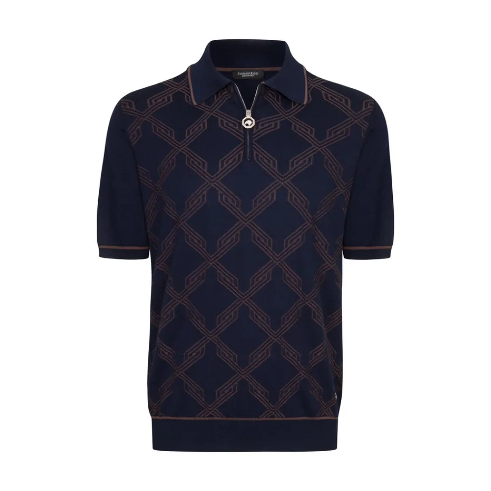 Best Sale Zip Polo Shirt Mens Knitwear