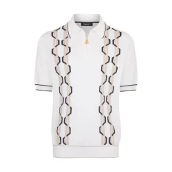 Shop Zip Polo Shirt Mens Knitwear