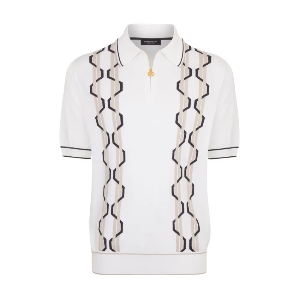 Shop Zip Polo Shirt Mens Knitwear