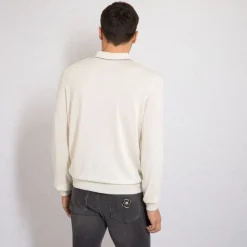 Hot Zip Polo Shirt Mens Knitwear