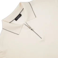 Hot Zip Polo Shirt Mens Knitwear
