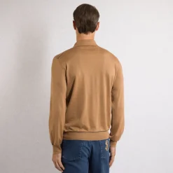 Discount Zip Polo Shirt Mens Knitwear