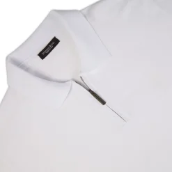 Fashion Zip Polo Shirt Mens Knitwear