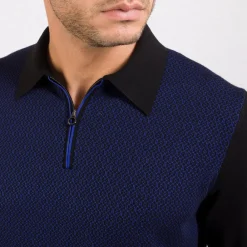 Discount Zip Polo Shirt Mens Knitwear