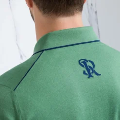 Clearance Zip Polo Shirt Mens Last Sizes
