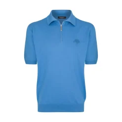 Hot Zip Polo Shirt Mens Knitwear