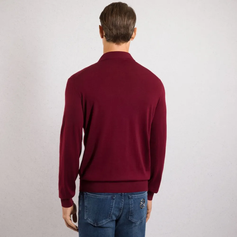 Cheap Zip Polo Shirt Mens Knitwear