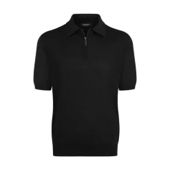 Clearance Zip Polo Shirt Mens Last Sizes