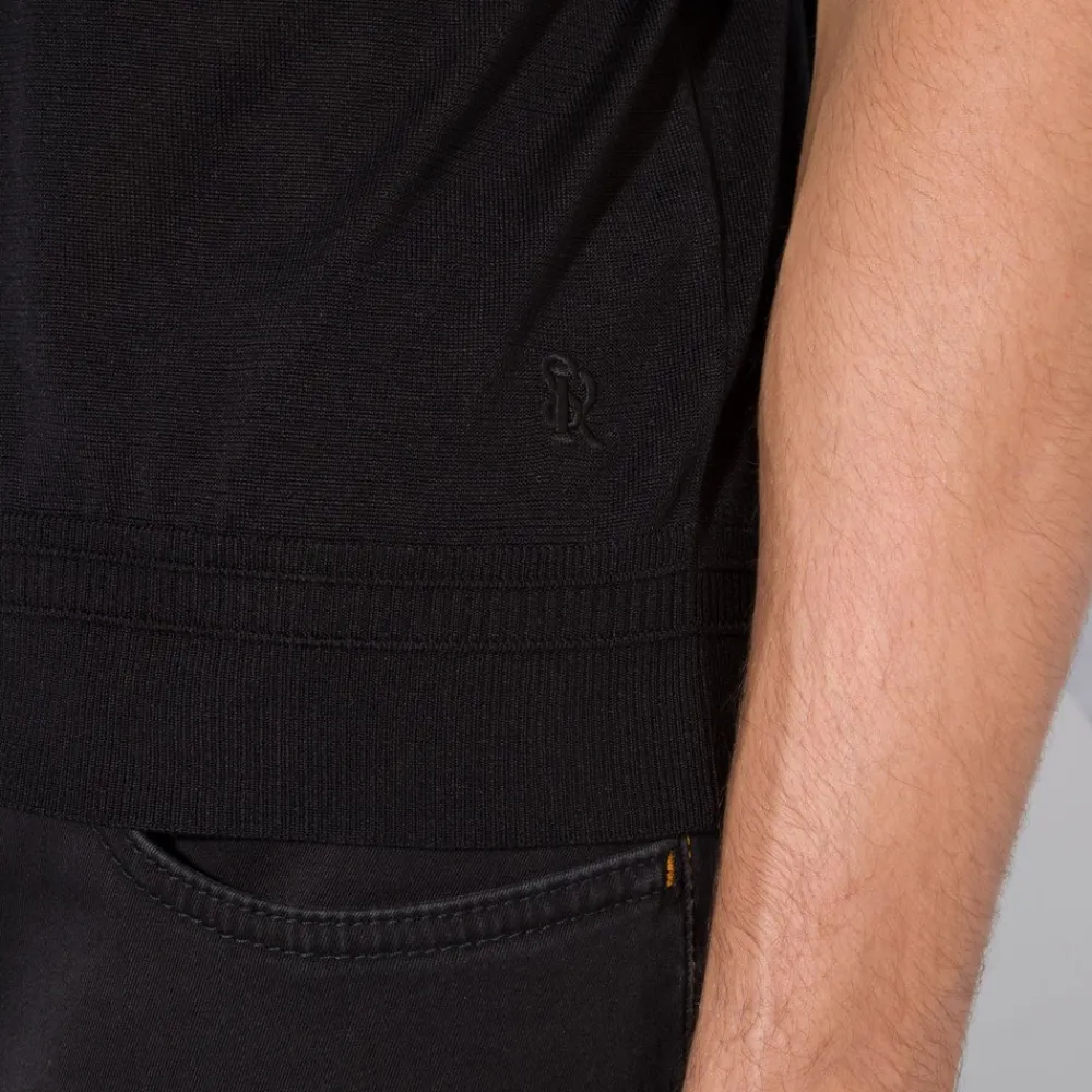 Clearance Zip Polo Shirt Mens Last Sizes