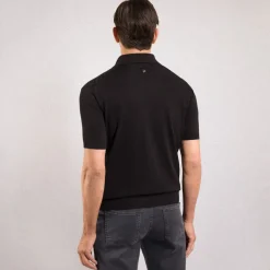 Shop Zip Polo Shirt Mens Knitwear