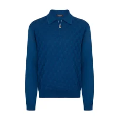 Hot Zip Polo Shirt Mens Knitwear