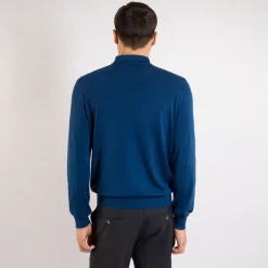 Hot Zip Polo Shirt Mens Knitwear