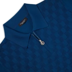 Hot Zip Polo Shirt Mens Knitwear