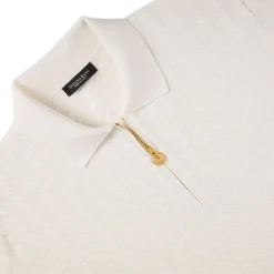 Clearance Zip Polo Shirt Mens Knitwear