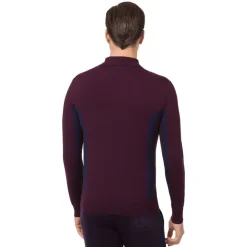 Best Sale Zip Polo With Eagle Head Mens Knitwear